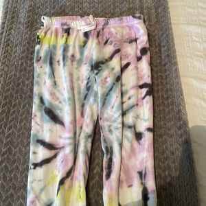 tie-dyed sweatpants